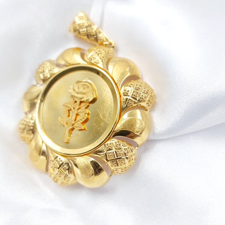 21K تعليقة اونصه نقش-مجوهرات الشيخ سعيد-Saeed Jewelry 