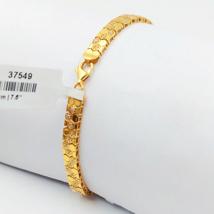 Zircon Studded Deluxe Bracelet