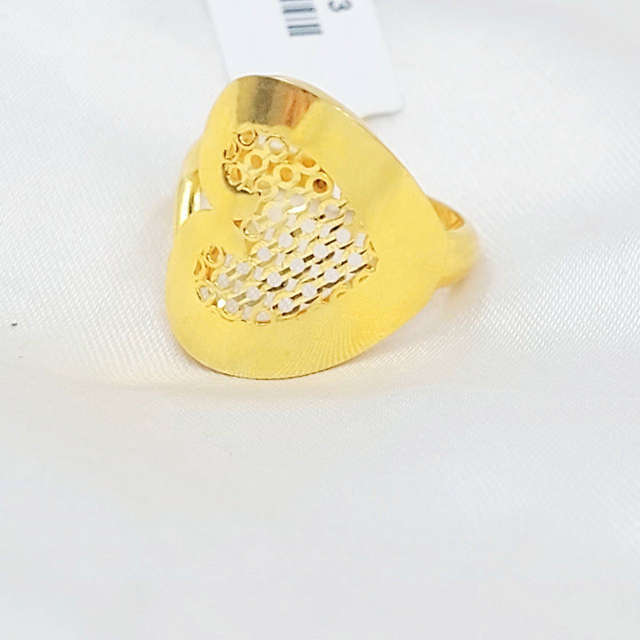 Deluxe Deluxe Ring Made of 21K Gold by Saeed Jewelry 