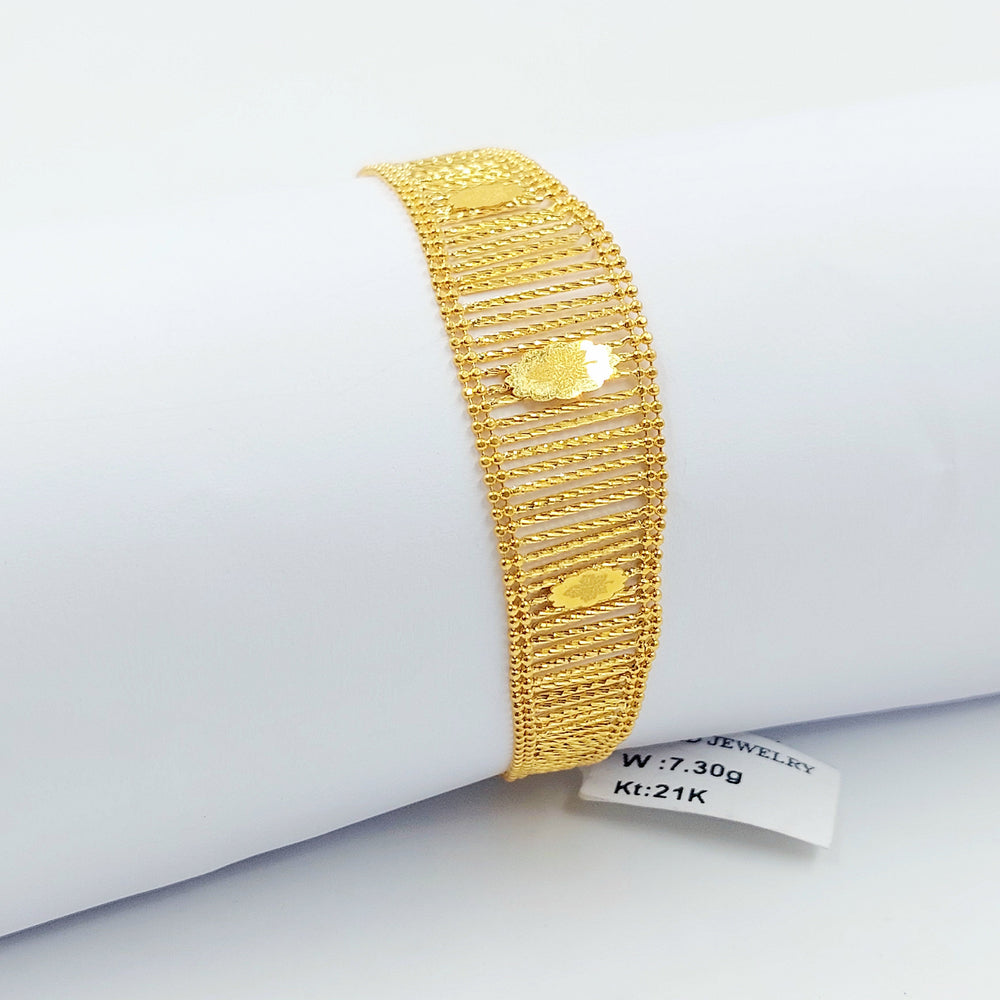 21K اسوارة اكسترا اكسترا-مجوهرات الشيخ سعيد-Saeed Jewelry 
