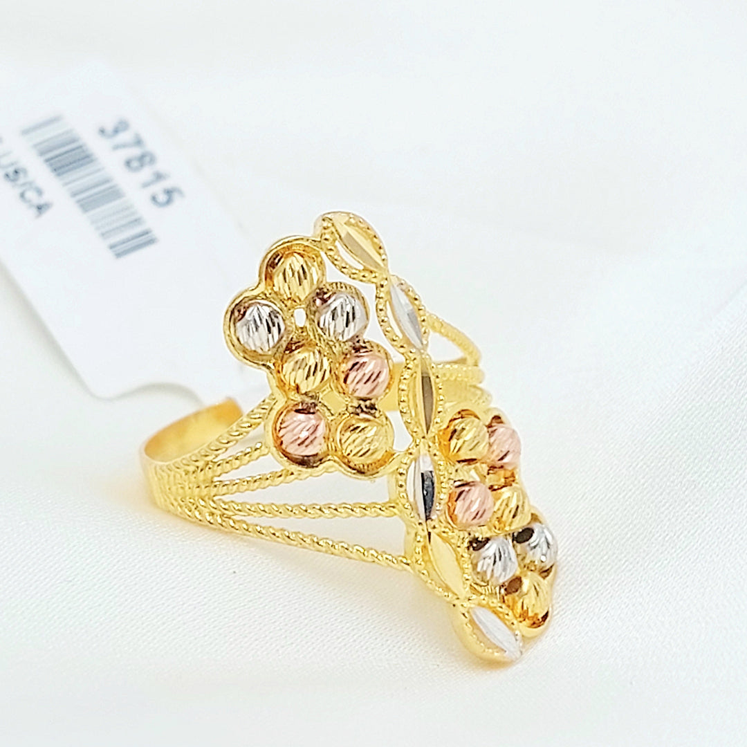 21K خاتم اكسترا اكسترا-مجوهرات الشيخ سعيد-Saeed Jewelry 