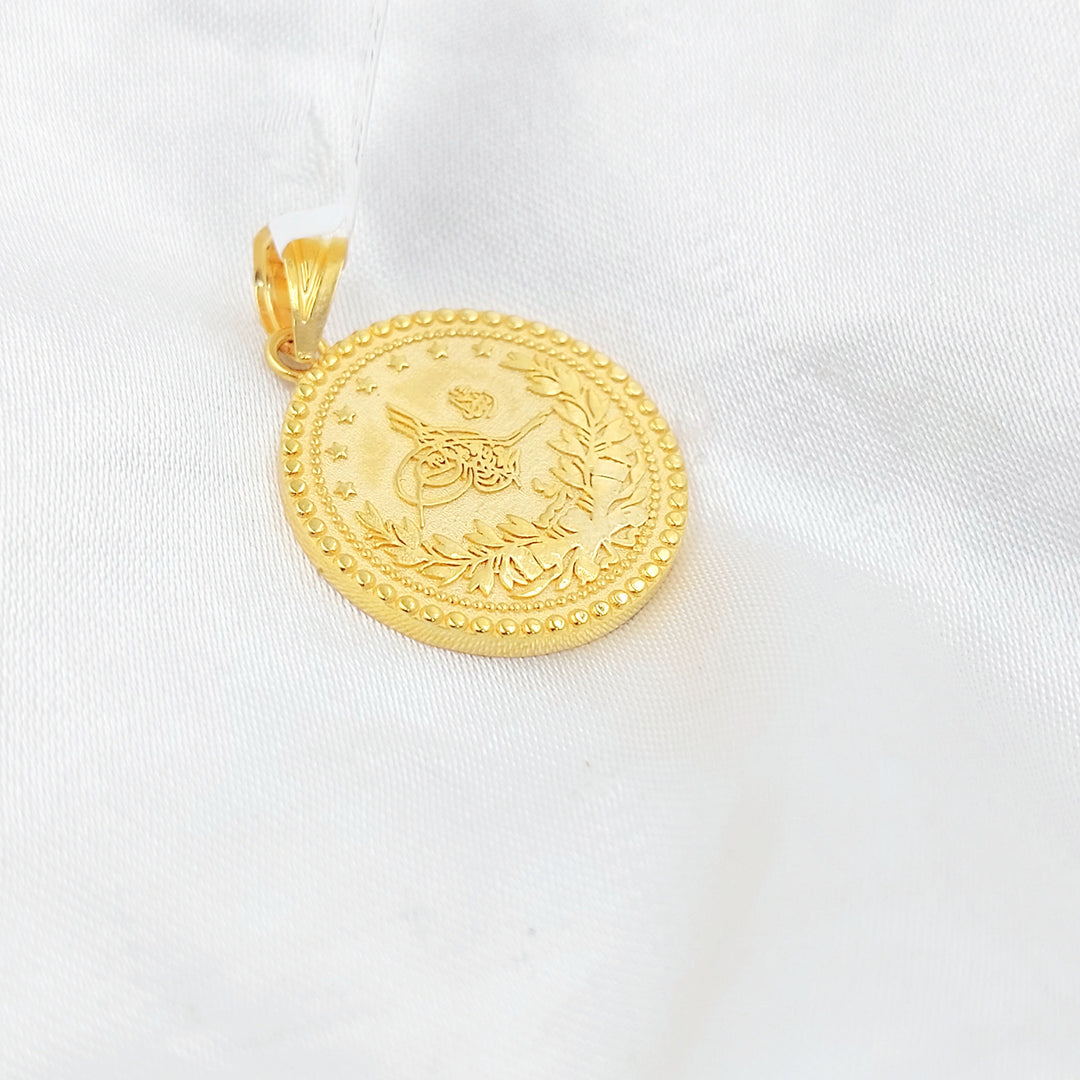 Rashadi Pendant Made of 21K Gold by Saeed Jewelry 