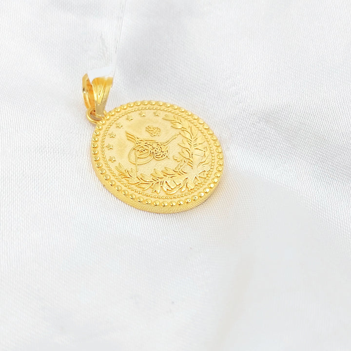 Rashadi Pendant Made of 21K Gold by Saeed Jewelry 