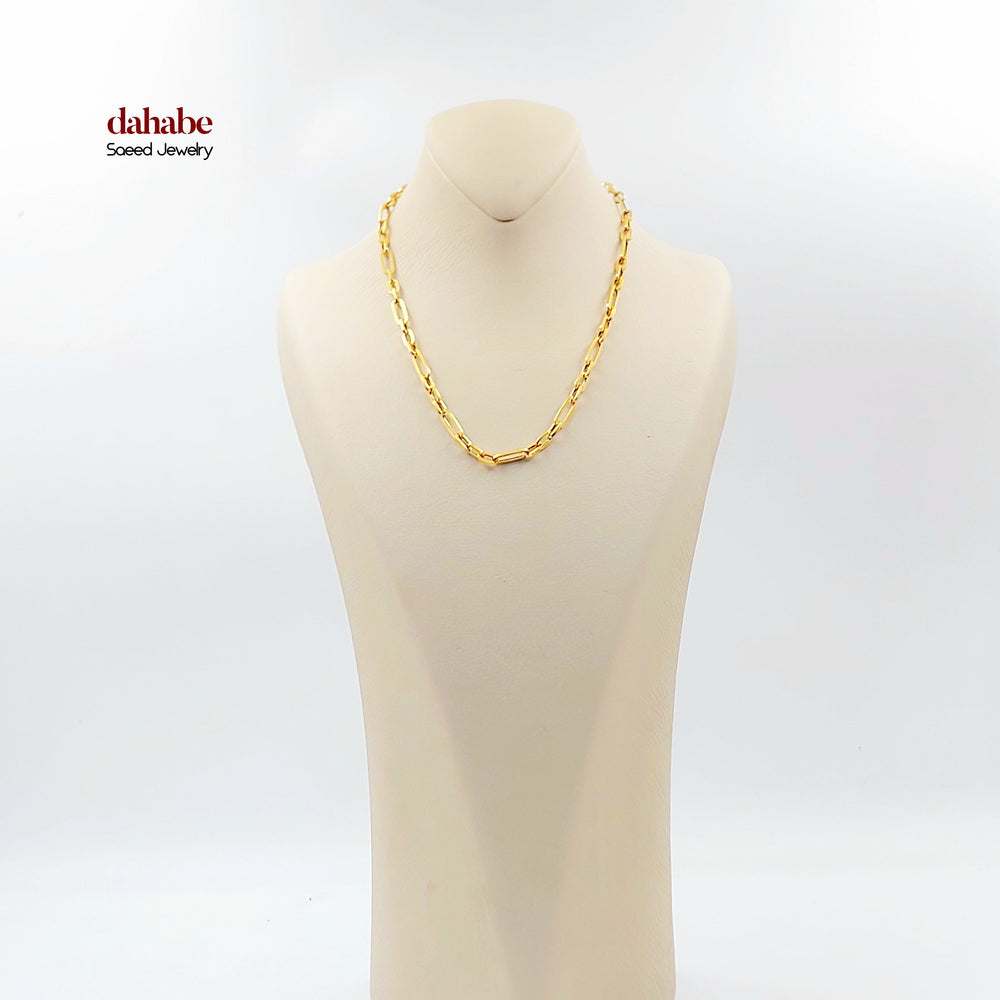 21K عقد بيبر كليب-مجوهرات الشيخ سعيد-Saeed Jewelry 