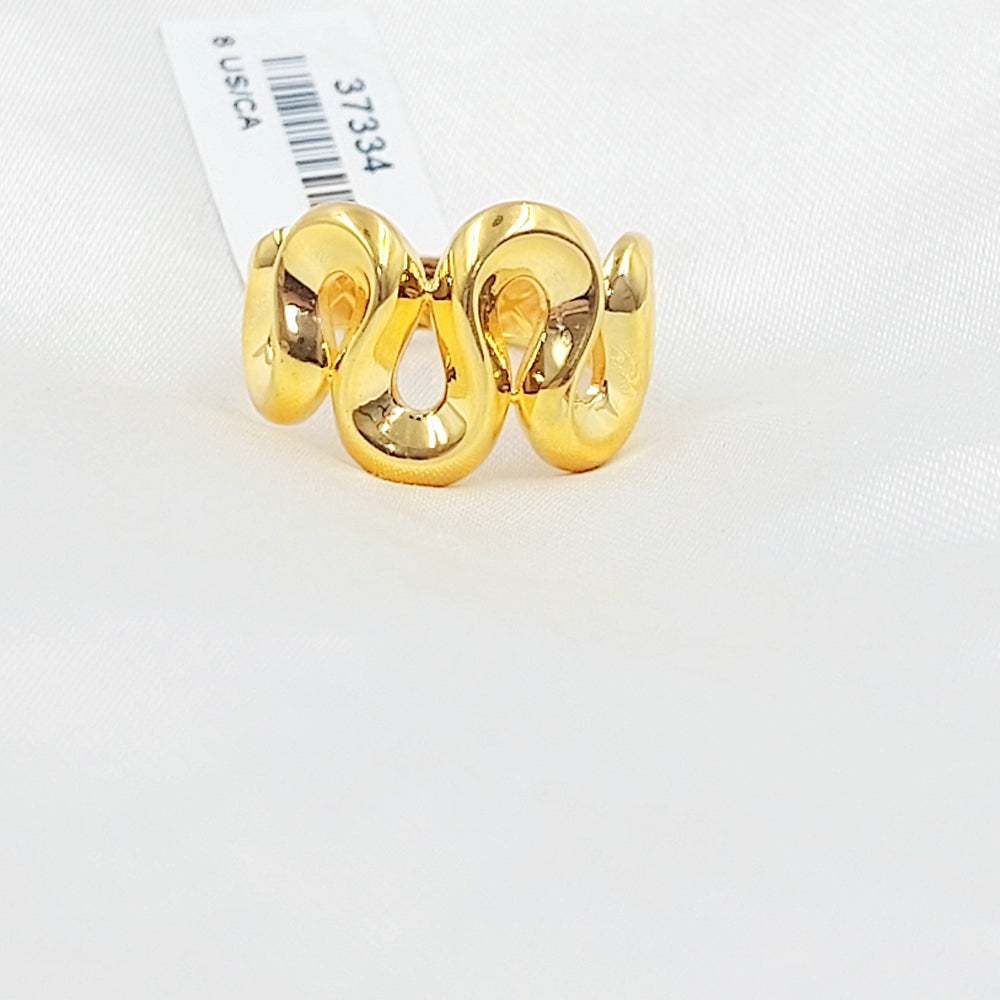 Deluxe Ring Made of 21K Gold by Saeed Jewelry 