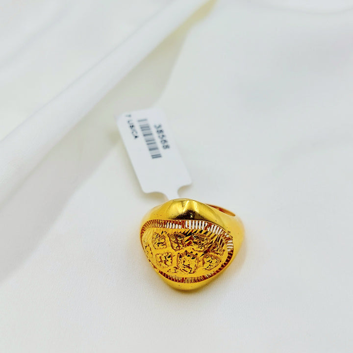 21K Gold Ottoman Signet Ring