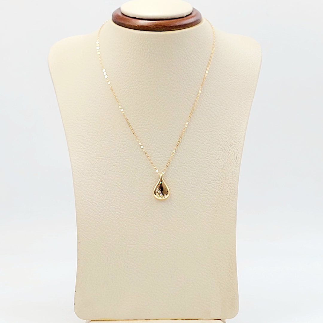 18K عقد اكسترا ناعم-مجوهرات الشيخ سعيد-Saeed Jewelry 