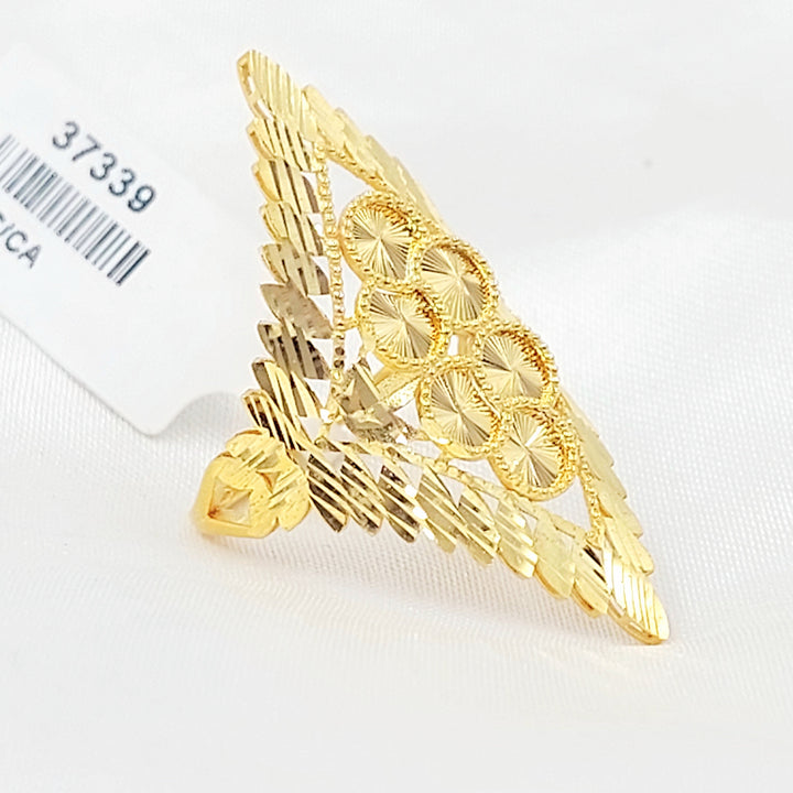 Deluxe Ring Made of 21K Gold by Saeed Jewelry 