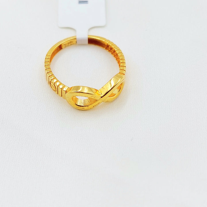 21K Gold Infinity Ring