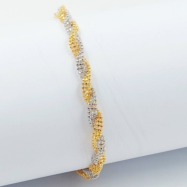 21K اسوارة فانسي-مجوهرات الشيخ سعيد-Saeed Jewelry 