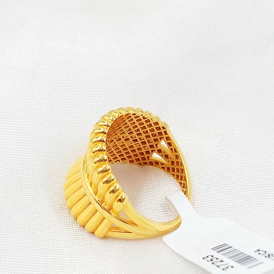Deluxe Ring Made of 21K Gold by Saeed Jewelry 