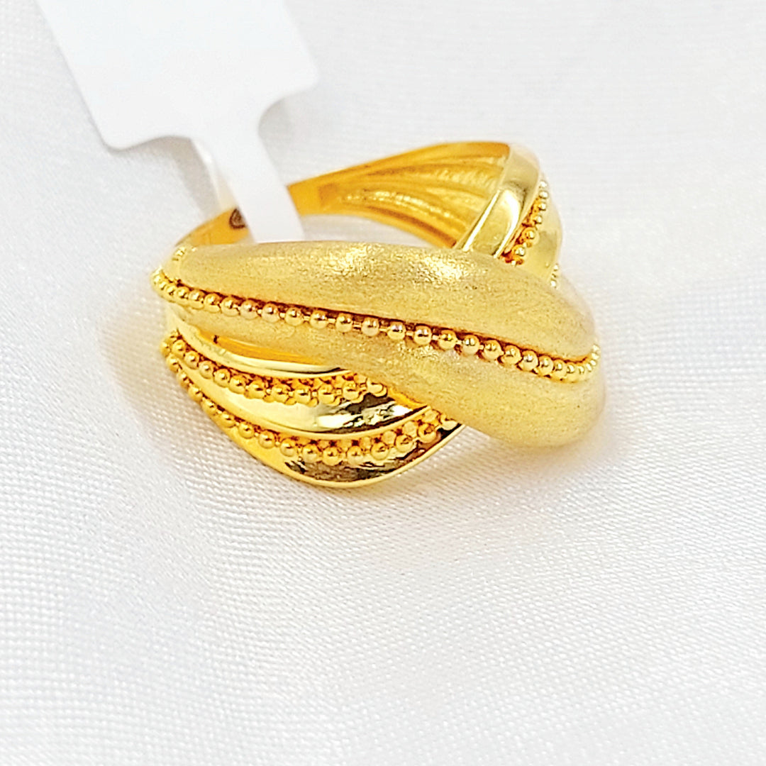 Deluxe Ring Made of 21K Gold by Saeed Jewelry 