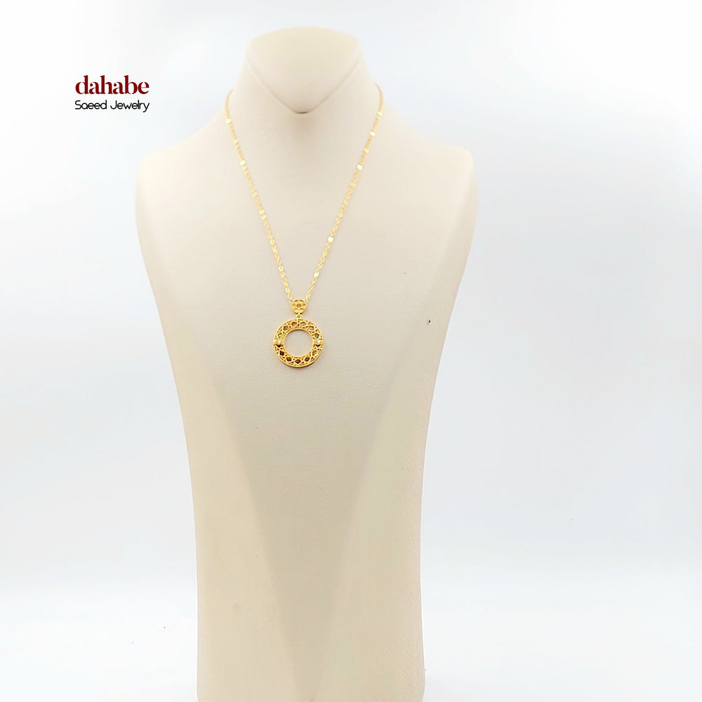 21K عقد اكسترا-مجوهرات الشيخ سعيد-Saeed Jewelry 