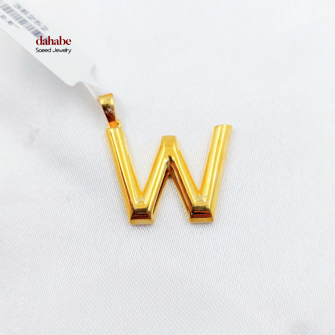 W Letter Pendant