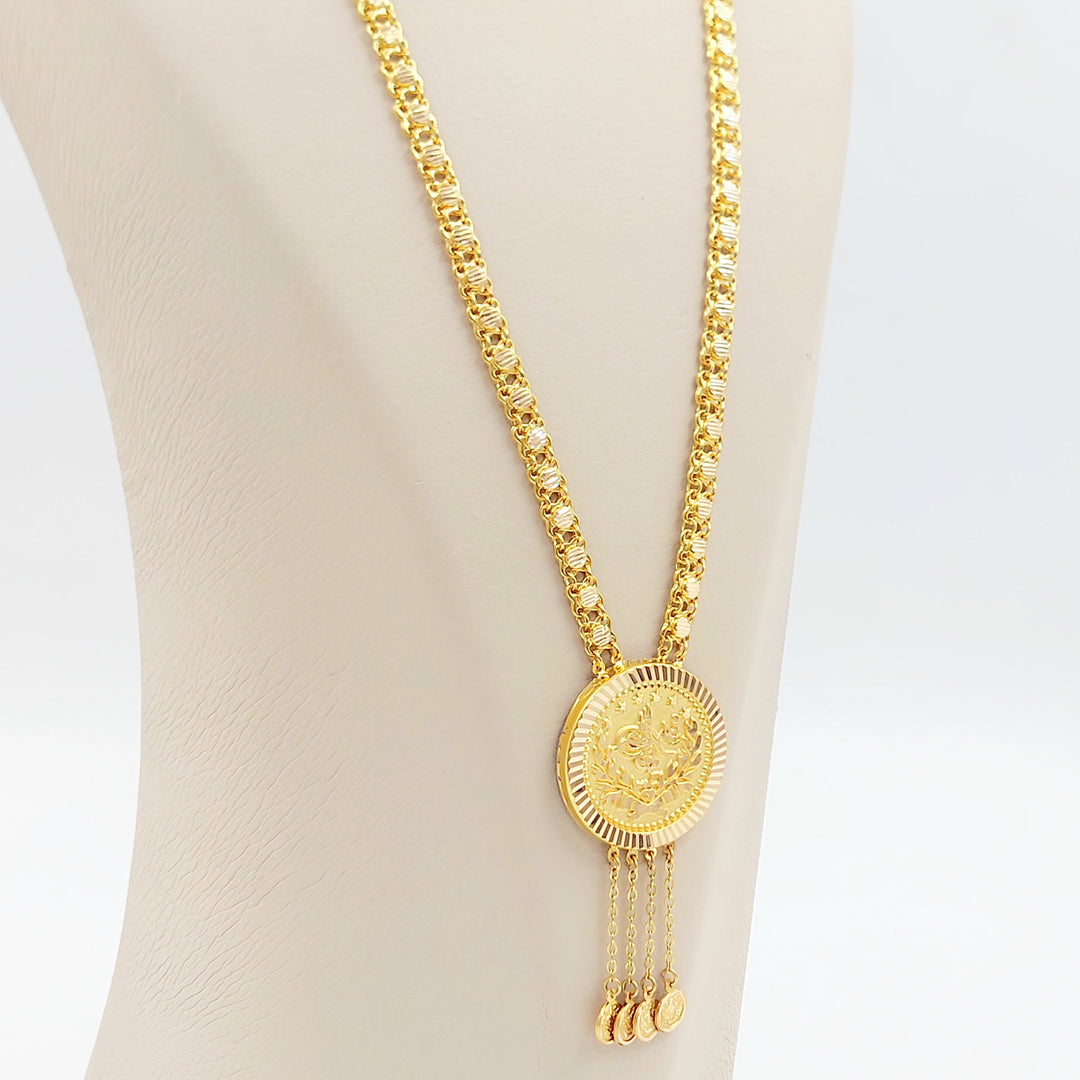 Deluxe Rashadi Necklace Made of 21K Gold by Saeed Jewelry 