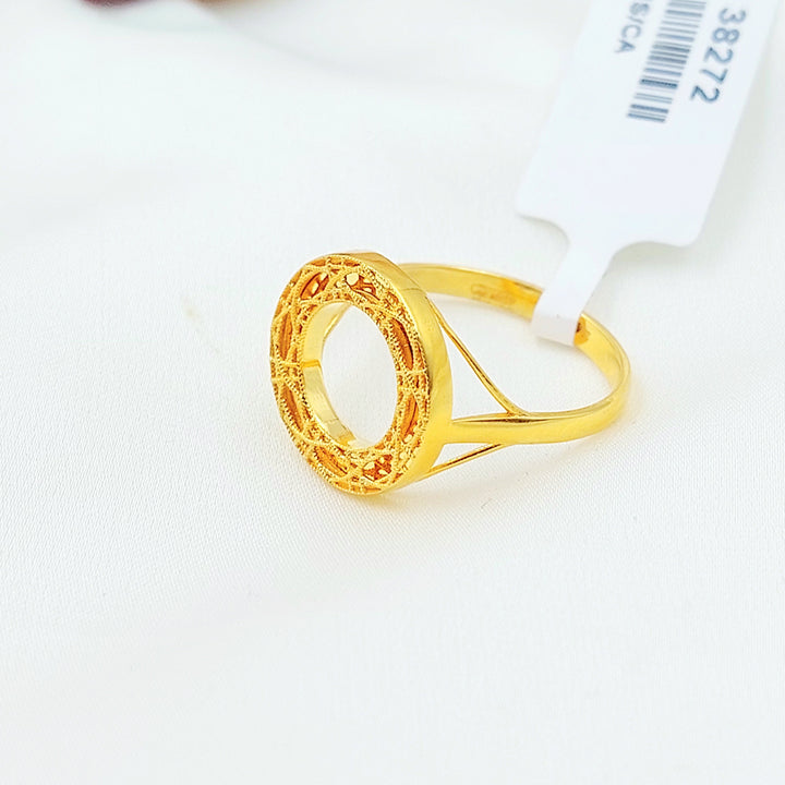 Deluxe Ring Made of 21K Gold by Saeed Jewelry 