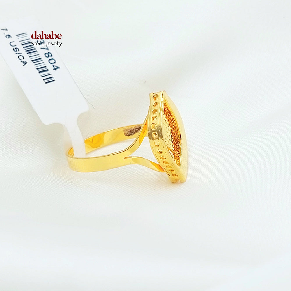 21K خاتم اكسترا-مجوهرات الشيخ سعيد-Saeed Jewelry 