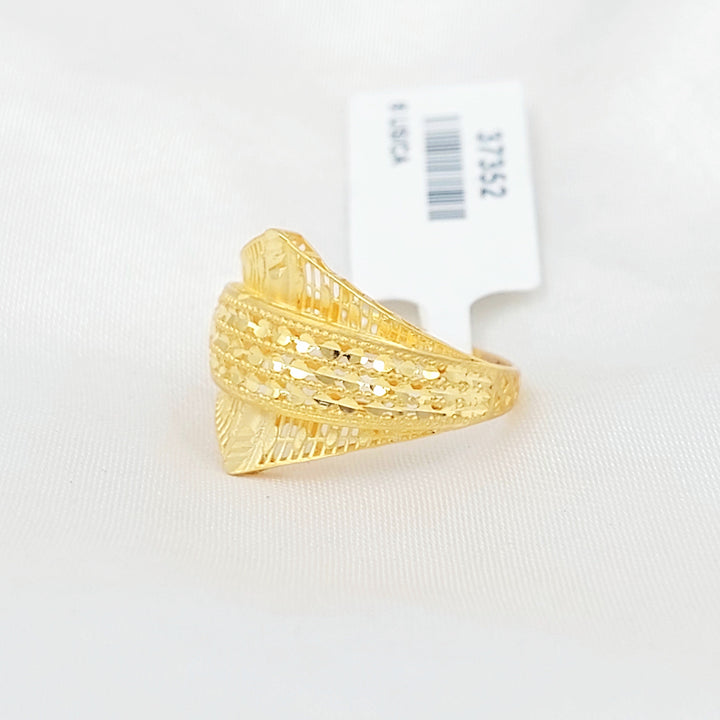 Deluxe Ring Made of 21K Gold by Saeed Jewelry 