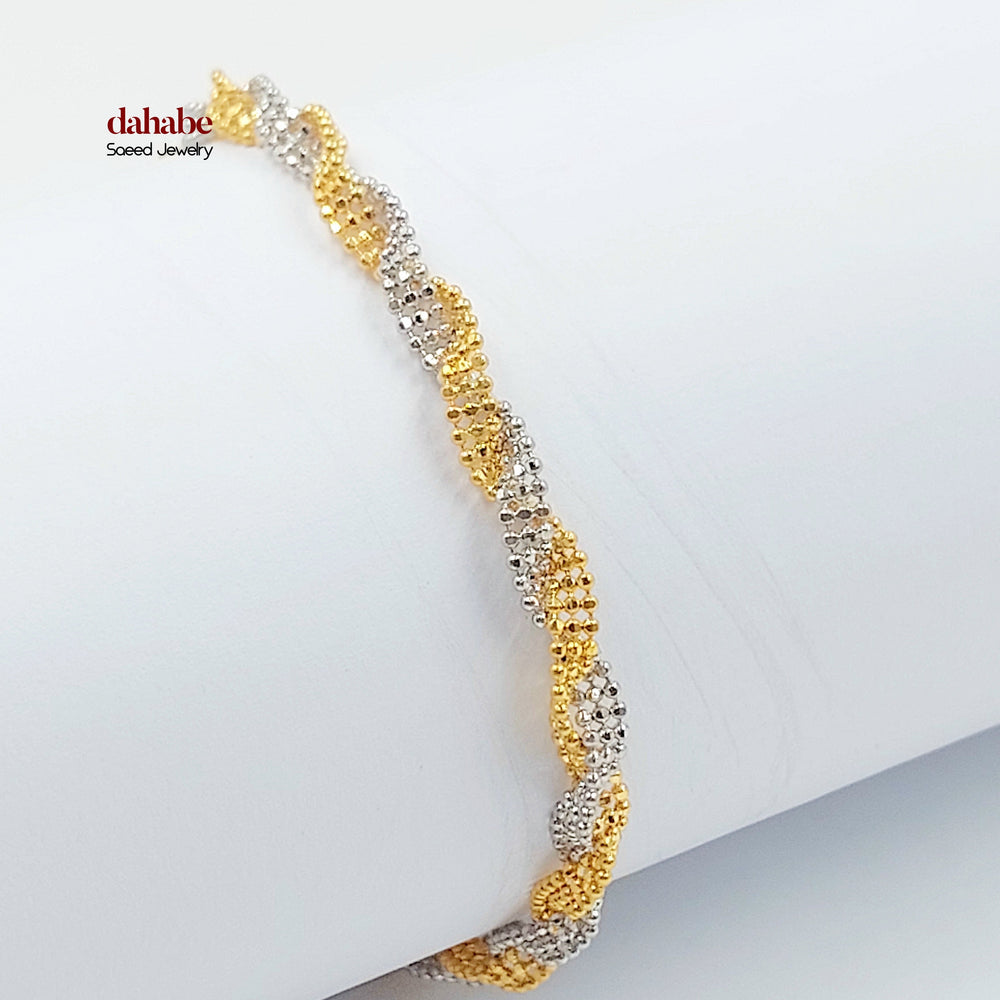 21K اسوارة فانسي-مجوهرات الشيخ سعيد-Saeed Jewelry 