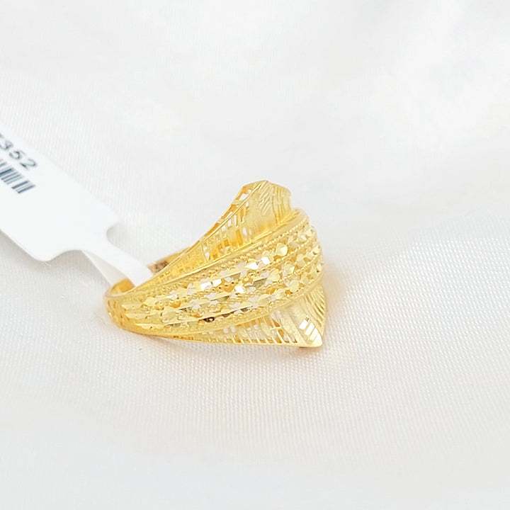 Deluxe Ring Made of 21K Gold by Saeed Jewelry 