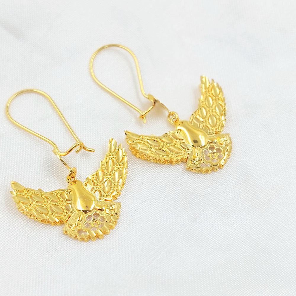 Deluxe Shankle Earrings Made of 21K Gold by Saeed Jewelry 
