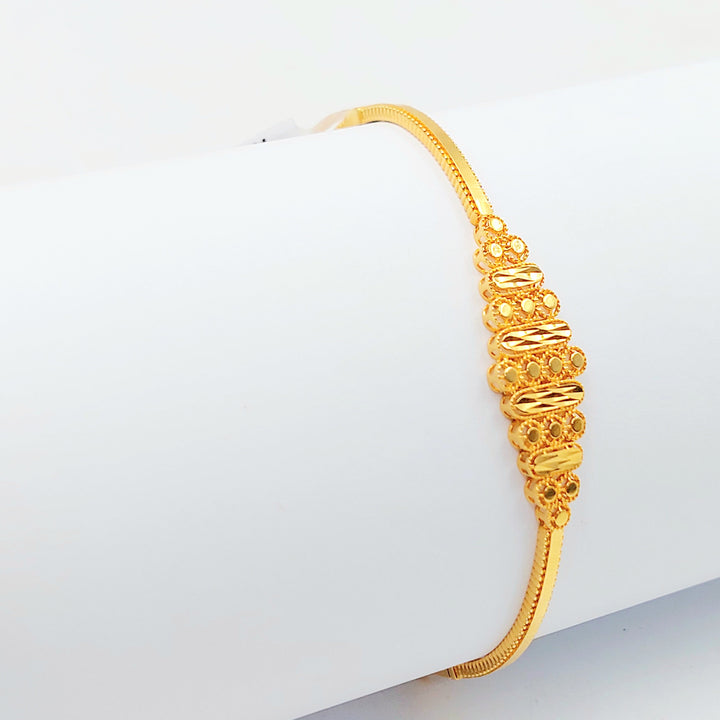 Engraved Bangle Bracelet