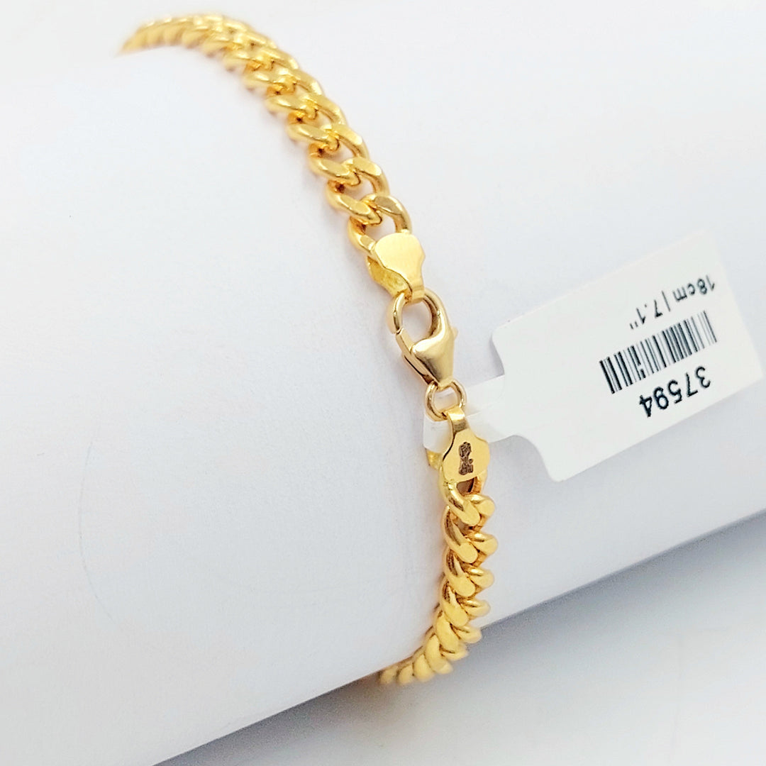 Deluxe Bracelet Made of 21K Gold by Saeed Jewelry 