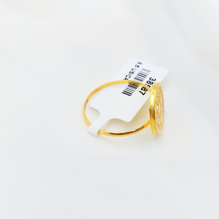 21K Gold Ottoman Coin-Inspired Ring