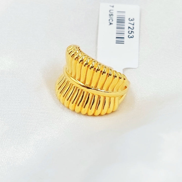 Deluxe Ring Made of 21K Gold by Saeed Jewelry 