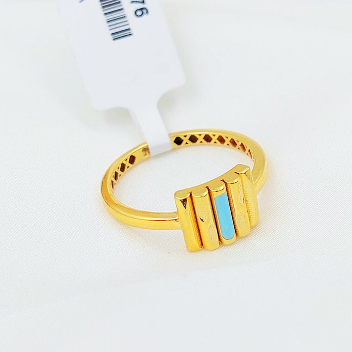 Deluxe Ring Made of 21K Gold by Saeed Jewelry 