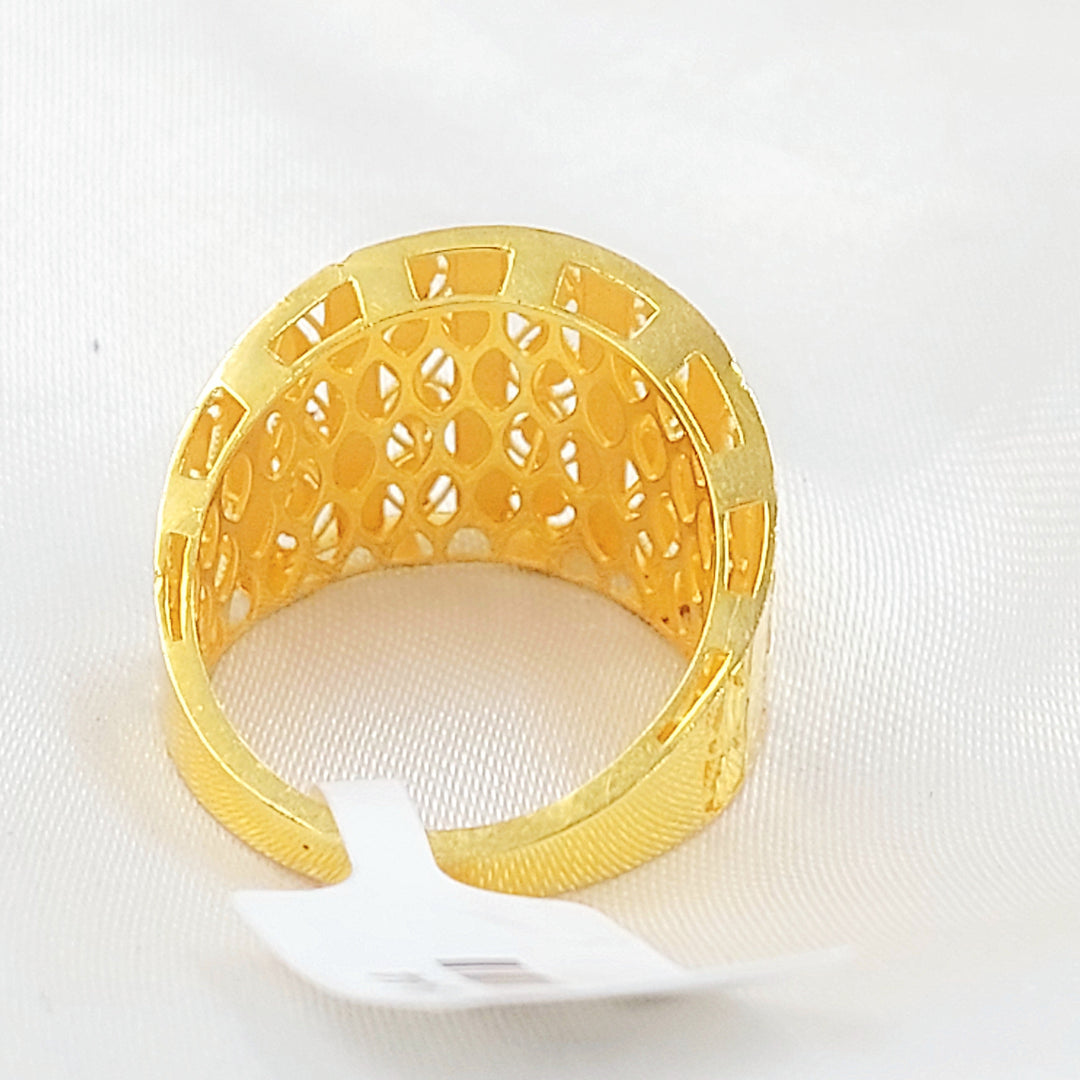 Deluxe Deluxe Ring Made of 21K Gold by Saeed Jewelry 