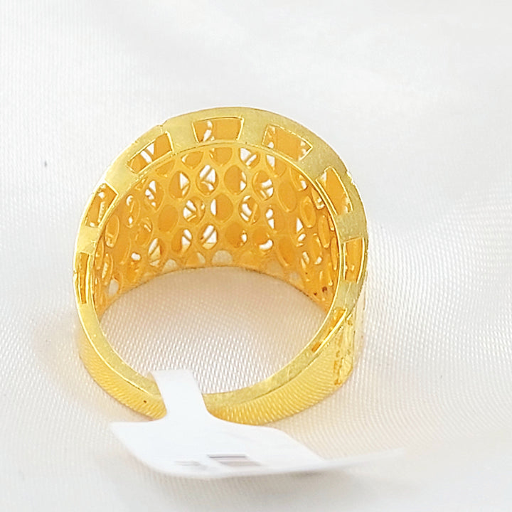 Deluxe Deluxe Ring Made of 21K Gold by Saeed Jewelry 