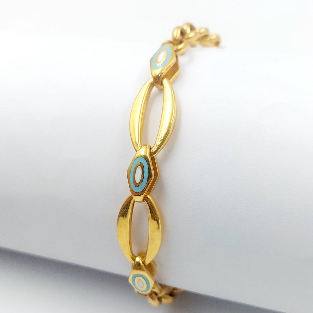 21K اسوارة اكسترا مينا-مجوهرات الشيخ سعيد-Saeed Jewelry 