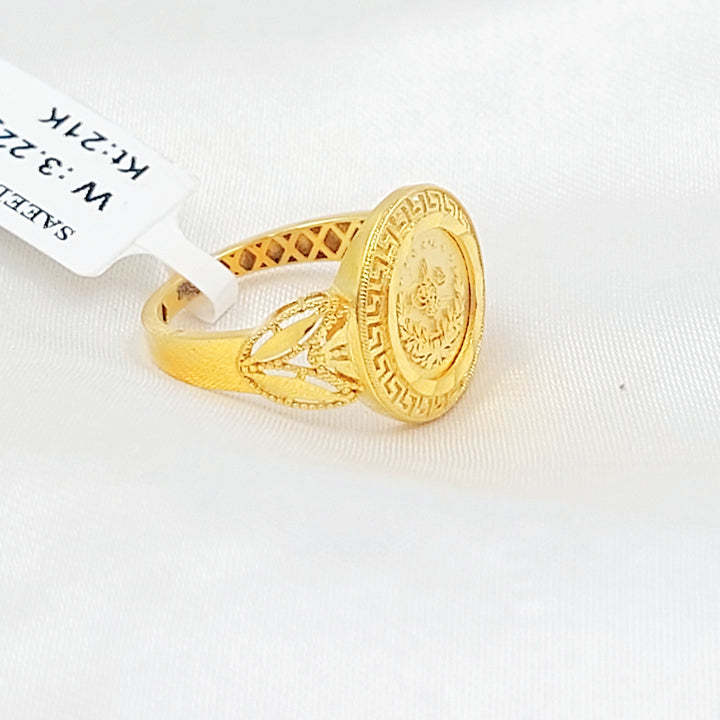 Deluxe Rashadi Ring Made of 21K Gold by Saeed Jewelry 