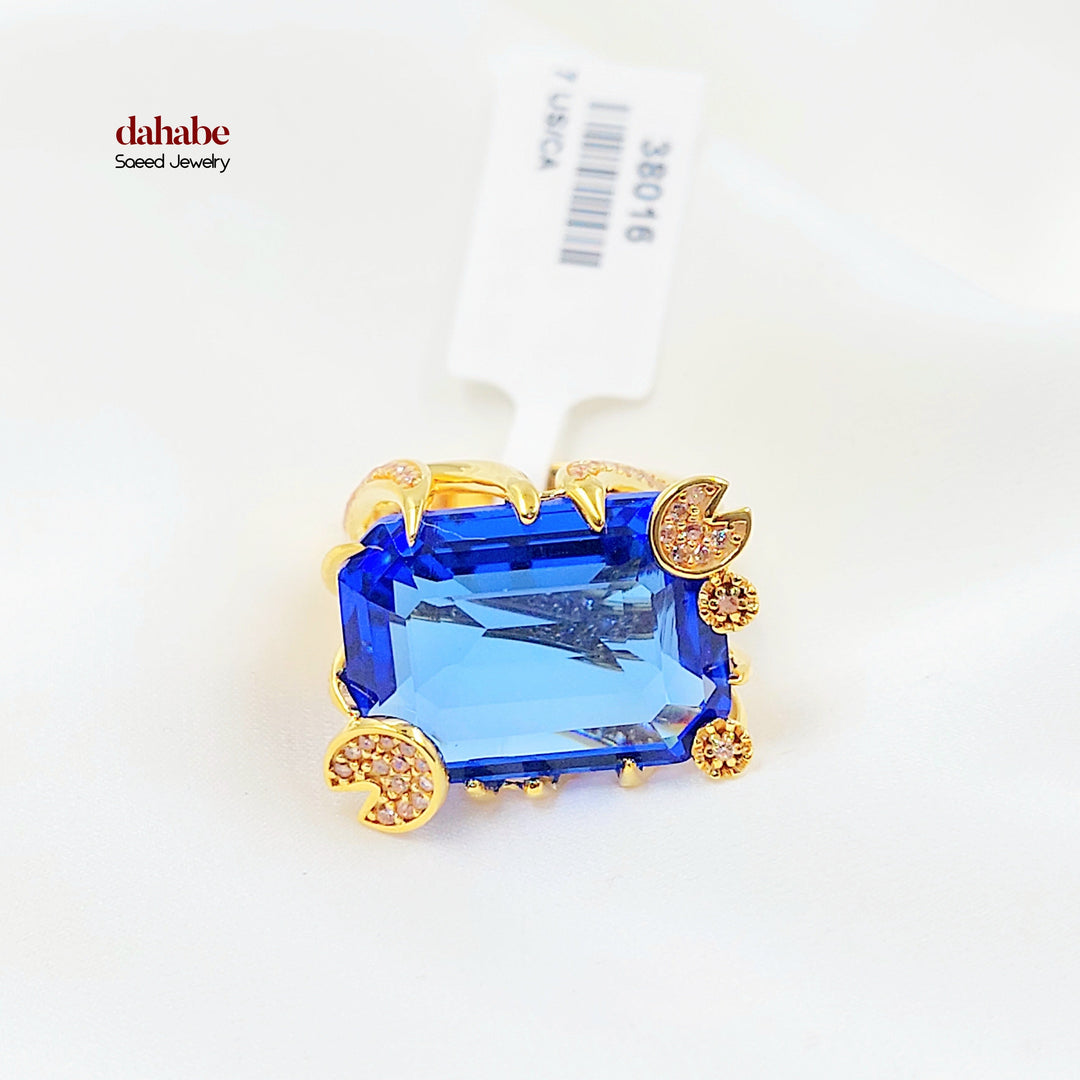 Zircon Studded Deluxe Ring