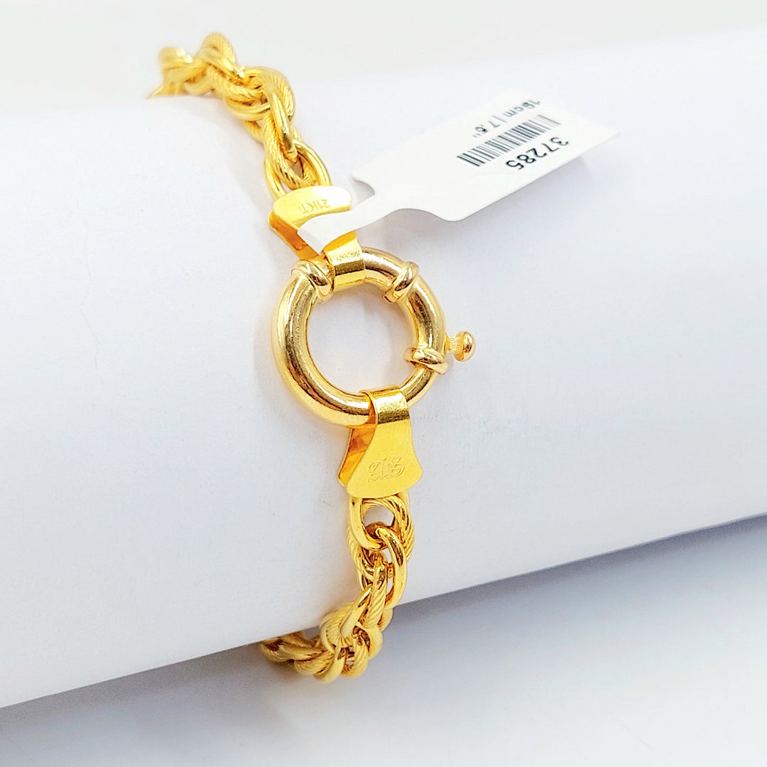 Virna Bracelet Made of 21K Gold by Saeed Jewelry 