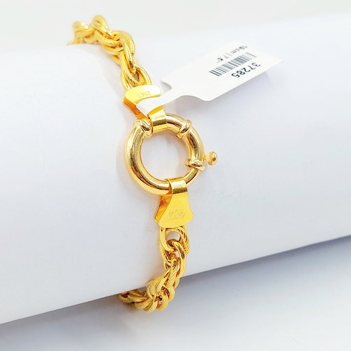 Virna Bracelet Made of 21K Gold by Saeed Jewelry 