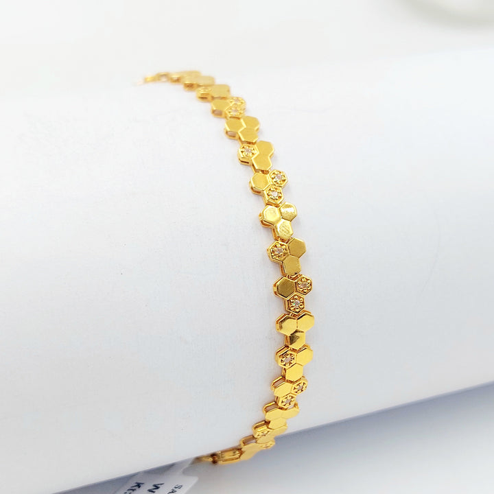 Zircon Studded Deluxe Bracelet