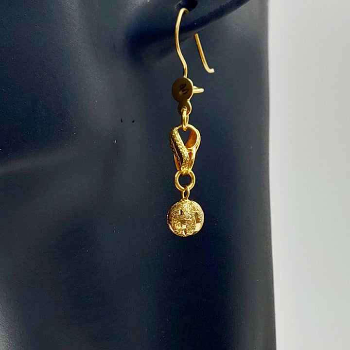 Balls Shankle Earrings