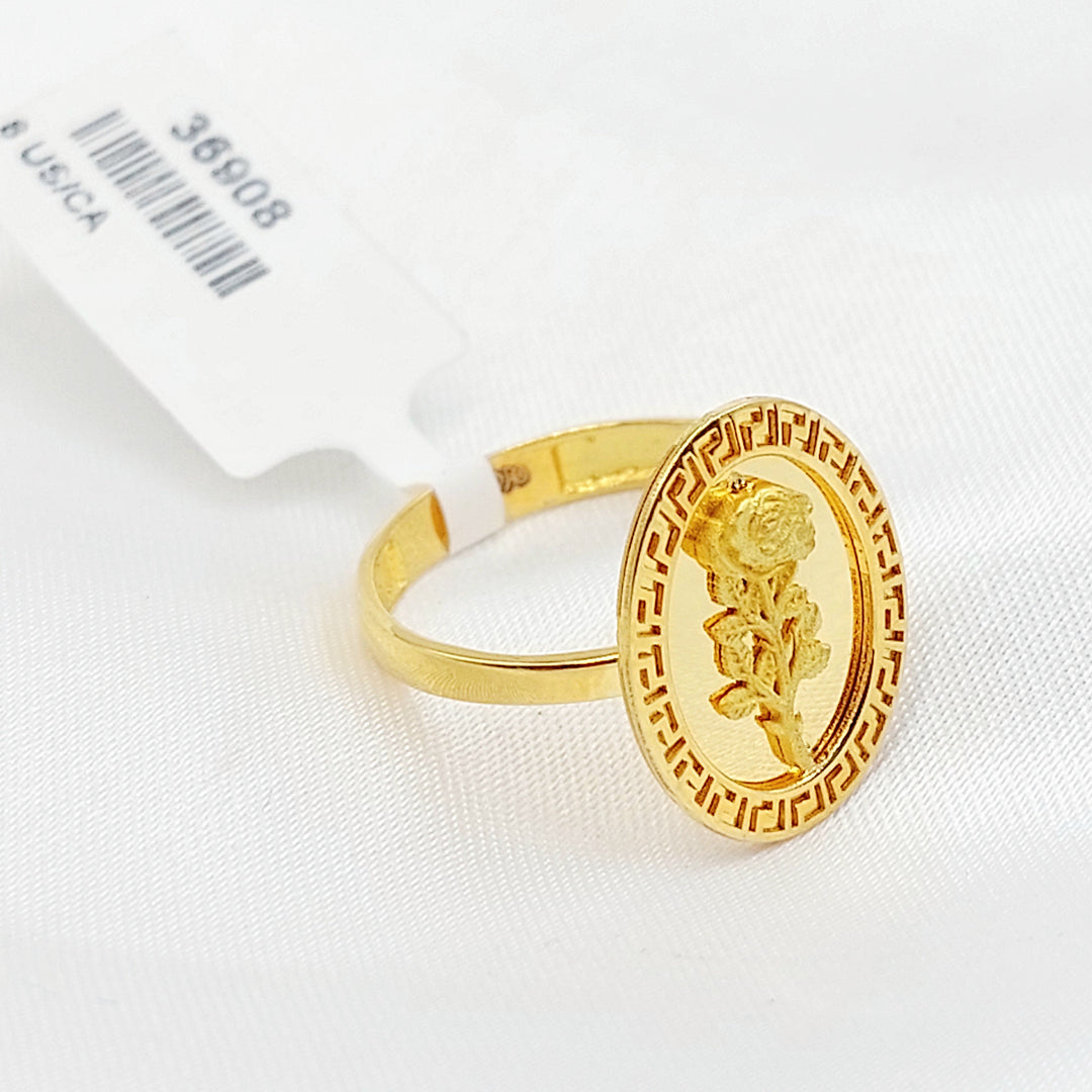 21K خاتم اونصه-مجوهرات الشيخ سعيد-Saeed Jewelry 