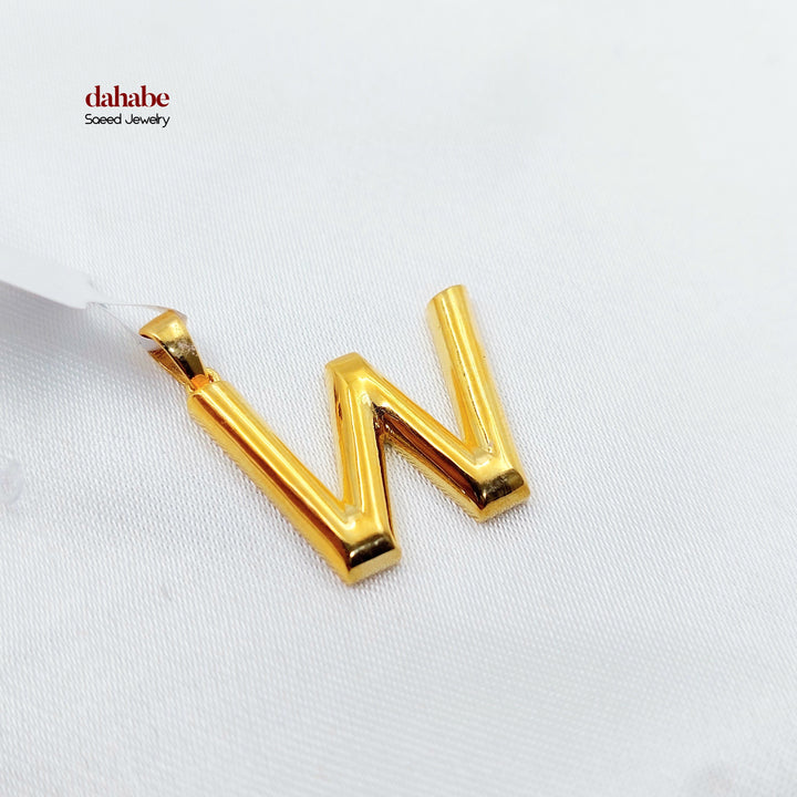 W Letter Pendant