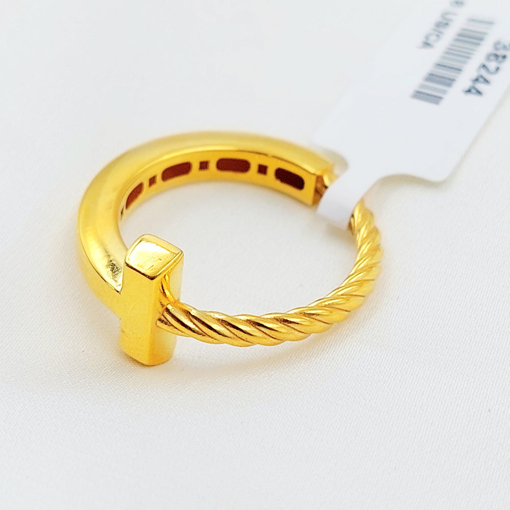 Deluxe Ring Made of 21K Gold by Saeed Jewelry 