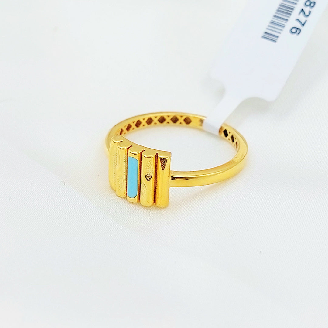 Deluxe Ring Made of 21K Gold by Saeed Jewelry 