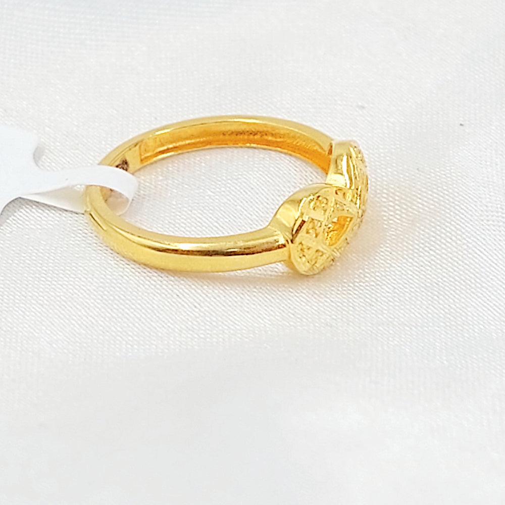 Infinite Ring Made of 21K Gold by Saeed Jewelry 