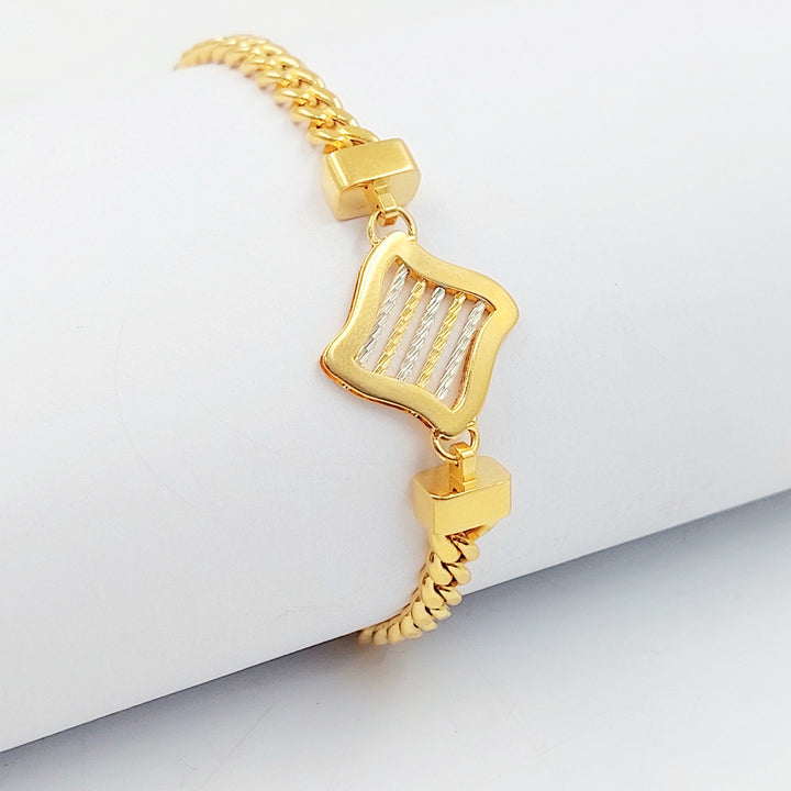 Deluxe Bracelet Made of 21K Gold by Saeed Jewelry 