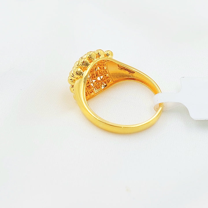 Deluxe Balls Ring Made of 21K Gold by Saeed Jewelry 