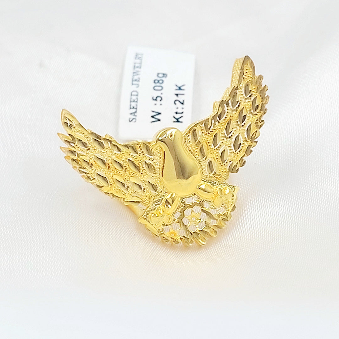 Deluxe Ring Made of 21K Gold by Saeed Jewelry 