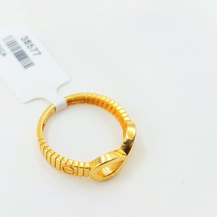21K Gold Infinity Ring