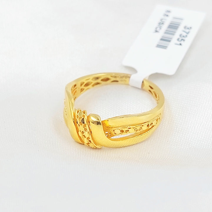 Deluxe Ring Made of 21K Gold by Saeed Jewelry 