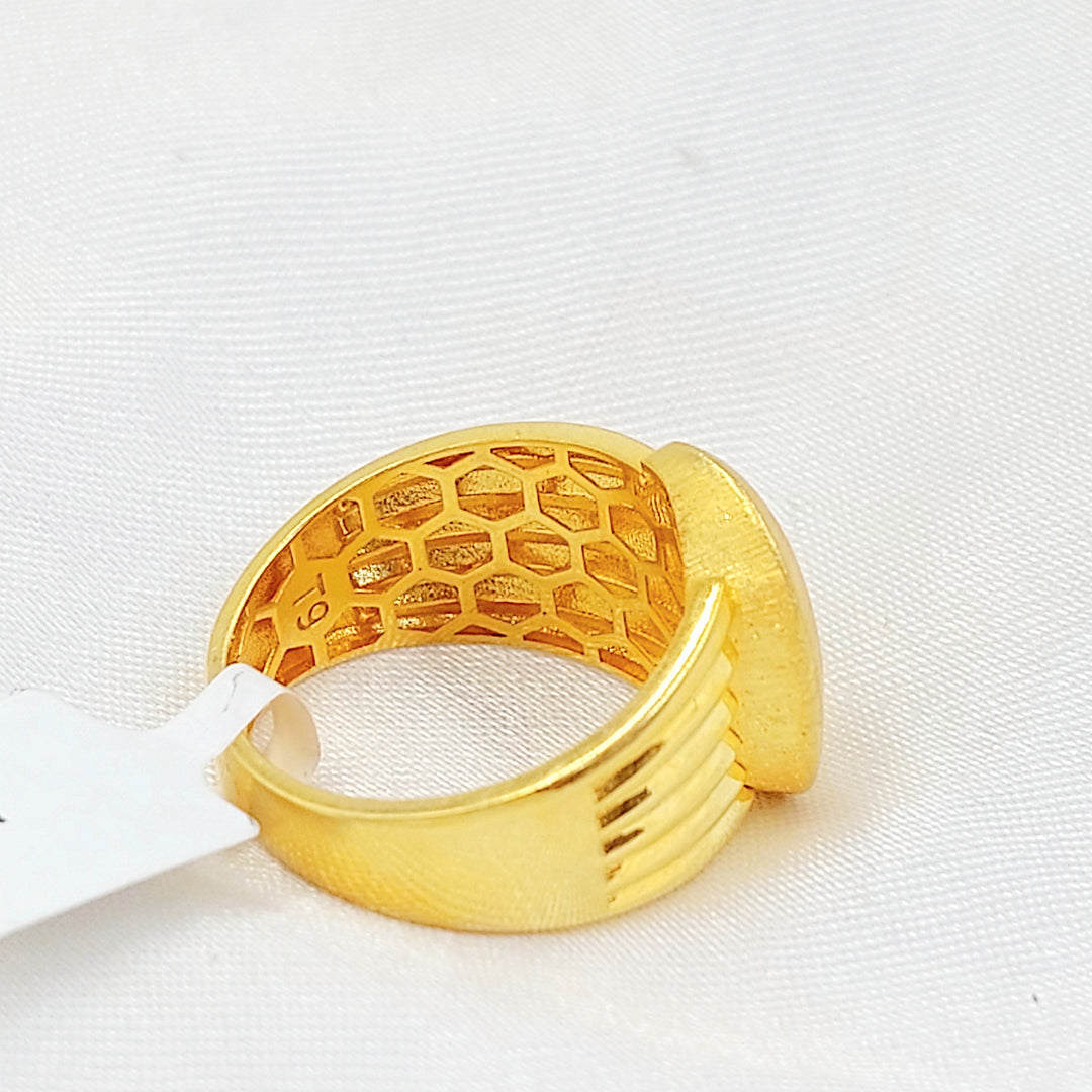 Deluxe Ring Made of 21K Gold by Saeed Jewelry 